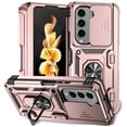 thumbnail image 1 of for Samsung Galaxy Z Fold 5 Case Heavy Duty Military Grade Protection,Camera Lens Slide Protection & 360°Rotate Magnetic Car Mount Holder Kickstand Rugged Shockproof Drop Hard Shell,Rosegold, 1 of 11