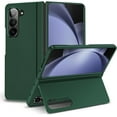 thumbnail image 1 of for Samsung Galaxy Z Fold 5 Case [Hidden Magnetic Kickstand], Z Fold 5 5g Kickstand Phone Case Slim Hard PC Bumper Shockproof Support Wireless Charging Z Fold5 5g Stand Case Green, 1 of 11