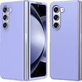 thumbnail image 1 of for Samsung Galaxy Z Fold 5 Case Liquid Silicone Case Dual Layer Hybrid Hard PC Soft Silicone Gel Rubber Bumper Slim Fit Shockproof Protective Phone Case for Samsung Galaxy Z Fold 5 5G, Purple, 1 of 11