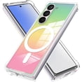 thumbnail image 1 of for Samsung Galaxy Z Fold 5 Case Magnetic 【Support for Magsafe】 Bling Laser Florescent Iridescent Crystal Luxury Case Camera Protector + 2* Screen Protector Shockproof Edge Cover Case, 1 of 12