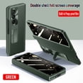 thumbnail image 1 of for Samsung Galaxy Z Fold 5 Case with Privacy Screen Protector, Built-in Adjustable Kickstand & Magnetic Hinge Protection All-Inclusive Protective Case for Galaxy Z Fold 5 5G, Green, 1 of 12