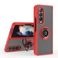 thumbnail image 1 of for Samsung Galaxy Z Fold 5 Case, Protective Matte Back Case Magnetic For Car Mount with 360° Rotatable Ring Holder Kickstand Shockproof Protective Cover For Samsung Galaxy Z Fold 5,
Red, 1 of 11