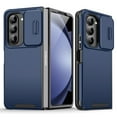 thumbnail image 1 of for Samsung Galaxy Z Fold 5 Heavy Duty Case with Camera Sliding Cover, Support Wireless Charging Hybrid TPU & PC Smoothly Anti-Fingerprint Slim Case Compatible with Samsung Galaxy Z Fold 5, Blue, 1 of 9