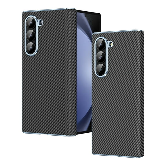 Samsung Galaxy Z Fold 5 Phone Case, Protective Cover with Color Variety, Smooth Grip, Soft and Sleek Design, Snug Fit, Hard PC&PU Leather,Shockproof Phone Cover,with port protection,Black