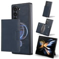 thumbnail image 1 of for Samsung Galaxy Z Fold 5 Wallet Case, Detachable PU Leather Purse Phone Cover with Flip Stand, Support Magnetic Charging, Shockproof Protective Case for Samsung Galaxy Z Fold 5, Blue, 1 of 5