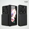thumbnail image 1 of for Samsung Galaxy Z Fold 5 case Wallet Magsafe Compatible with Galaxy Z Fold 5 case with Card Holder for Men Camera Lens Slide Protection case Magnetic Car Mount Wallet Detachable 2-in-1, Black, 1 of 9