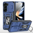 thumbnail image 1 of for Samsung Galaxy Z Fold 6 5G Case with Kickstand, [Military Grade] Built-in 360° Rotate Ring Kickstand Magnetic Protection Cover Case for Samsung Galaxy Z Fold 6 5G, Navyblue, 1 of 8