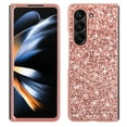 thumbnail image 1 of for Samsung Galaxy Z Fold 6 5G Phone Case, Glitter Sparkle Bling Shiny Diamond Slim Soft TPU Silicone Anti-Slip Protective Case Cover for Women Girls for Samsung Z Fold 6 5G Phone, Rosegold, 1 of 7