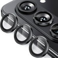 thumbnail image 1 of for Samsung Galaxy Z Fold 6 Camera Lens Protector, 9H Tempered Glass Camera Cover Screen Protector Metal Individual Ring for Samsung Galaxy Z Fold 6 5G, Black, 1 of 5