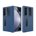 thumbnail image 1 of for Samsung Galaxy Z Fold 6 Case with Kickstand & Sliding Camera Cover & Hinge Protection & Built-in Screen Protector, Shockproof Rugged Protective Stand Case for Samsung Galaxy Z Fold 6, Blue, 1 of 13