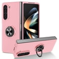 thumbnail image 1 of for Samsung Galaxy Z Fold 6 Case, Phone Case Samsung Z Fold 6 5G, Slim Kickstand with 360 Rotating Ring Holder Shockproof Protetive Girls Women PC Cover for Galaxy Z Fold 6, Pink, 1 of 9