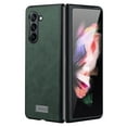 thumbnail image 1 of for Samsung Galaxy Z Fold 6 Case- Premium PU Leather + Soft TPU Bumper Protective Slim Fit Shockproof Thin Samsung Z Fold 6 Classic Phone Cover Compatible with Samsung Galaxy Z Fold 6 - Green, 1 of 5