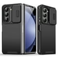 thumbnail image 1 of for Samsung Galaxy Z Fold 6 Heavy Duty Case with Camera Sliding Cover, Support Wireless Charging Hybrid TPU & PC Smoothly Anti-Fingerprint Slim Case Compatible with Samsung Galaxy Z Fold 6, Black, 1 of 9