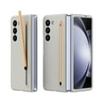 thumbnail image 1 of for Samsung Galaxy Z Fold 6 Matte Skin Friendly Case, with Stylus Holder and Free Stylus & Screen Protector Anti-Scratch Lightweight Slim Phone Case Cover for Samsung Galaxy Z Fold 6, Lightgray, 1 of 7