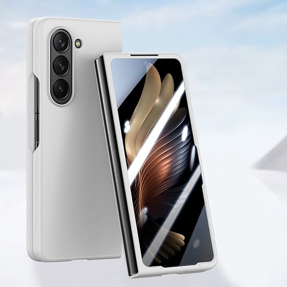 for Samsung Galaxy Z Fold 6 Phone Case, Luxury Ultra Slim Frosted Drop Protective Heavy Duty Shockproof Anti-falling Anti-fingerprint Case Cover for Samsung Galaxy Z Fold 6, White