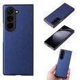 thumbnail image 1 of for Samsung Galaxy Z Fold 6 Premium Case [Hard PC+Soft PU Leather] Full Body Anti-Scratch Shockproof Protective Slim Luxury Phone Case Support Wireless Charging for Samsung Galaxy Z Fold 6, Blue, 1 of 11