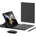 thumbnail image 1 of for Samsung Galaxy Z Fold 7 6 5 4 3 Shockproof Case With Keyboard and Mouse, Portable Bluetooth Keyboard with Leather Case and Capacitive Pen, 4 in 1 Set for Z Fold7 6 5 4 3 Accessories, 1 of 7
