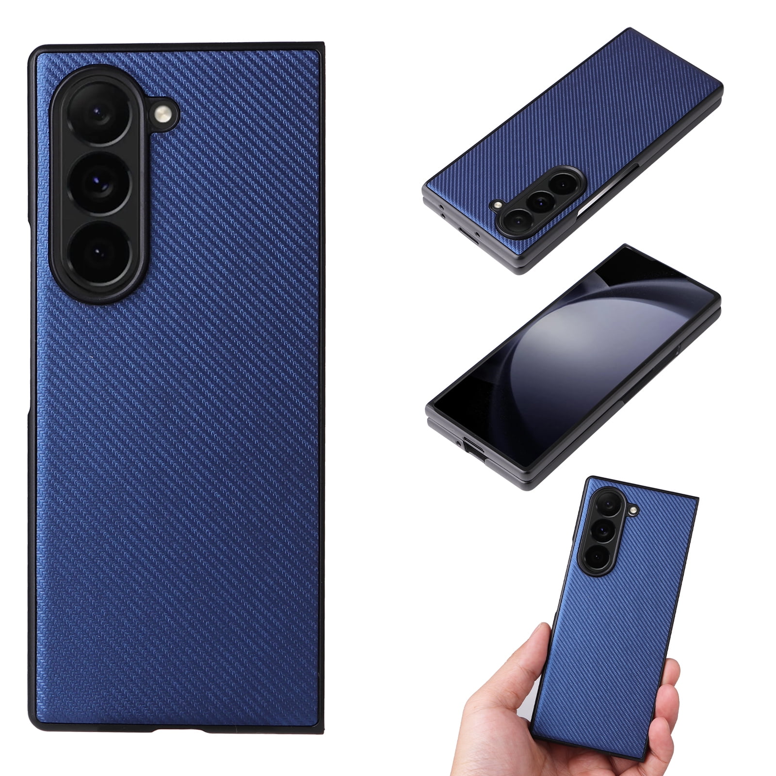 for Samsung Galaxy Z Fold 7 Carbon Fiber Case,Carbon Carbon Fiber