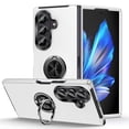 thumbnail image 1 of Samsung Galaxy Z Fold 7 Case, Built-in 360° Rotatable Metal Ring Holder Kickstand, Ultra Slim Fit Thin Shockproof Protective Phone Case with Anti-Scratch Anti-Fingerprint Coating for Samsung Galaxy F, 1 of 8