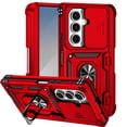 thumbnail image 1 of For Samsung Galaxy Z Fold 7 Case Heavy Duty Military Grade Protection,Camera Lens Slide Protection & 360°Rotate Magnetic Car Mount Holder Kickstand Rugged Shockproof Drop Hard Shell,Red, 1 of 11