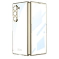 thumbnail image 1 of for Samsung Galaxy Z Fold 7 Case, Z Fold 7 Case with Screen Protector Luxury Transparent Plating PC Cover, Full Protection Crystal Clear Case for Samsung Galaxy Z Fold 7, Mistgold, 1 of 8
