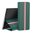thumbnail image 1 of for Samsung Galaxy Z Fold 7 PU Leather Folding Case, Stylish Thin Fit Shockproof Drop Protective Kickstand Card Slots Phone Case Cover for Samsung Galaxy Z Fold 7, Green, 1 of 6