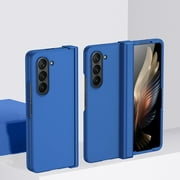 for Samsung Galaxy Z Fold 7 Phone Case, Frosted Skin-Friendly Ultra-thin Z Fold 7 Phone Case with Hinge Protection Wireless Charging PC Matte Case Cover for a Samsung Galaxy Z Fold 7, Blue