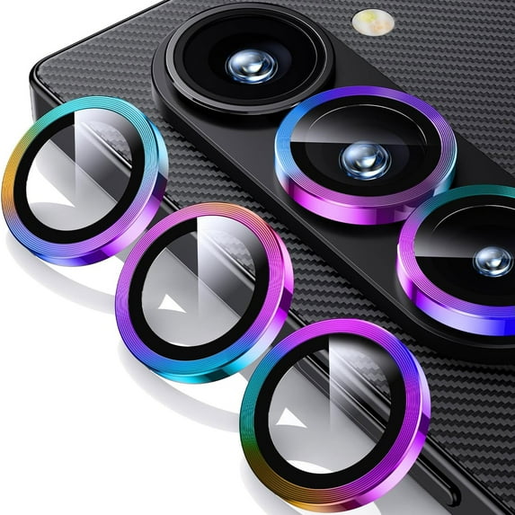 for Samsung Galaxy Z Fold 7 Tempered Glass Camera Lens Protector, Luxury Slim Fit Anti-Scrach Anti-Fingerprint Anti-drop Dust-proof Lens Film for Samsung Galaxy Z Fold 7, Multicolour