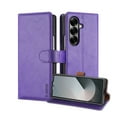 thumbnail image 1 of for Samsung Galaxy Z Fold 7 Wallet Case, Classic Business with Card Slots Kickstand Magnetic Buckle PU Leather Flip Folio Shockproof Full Body Protective Phone Case for Galaxy Z Fold 7, Purple, 1 of 4