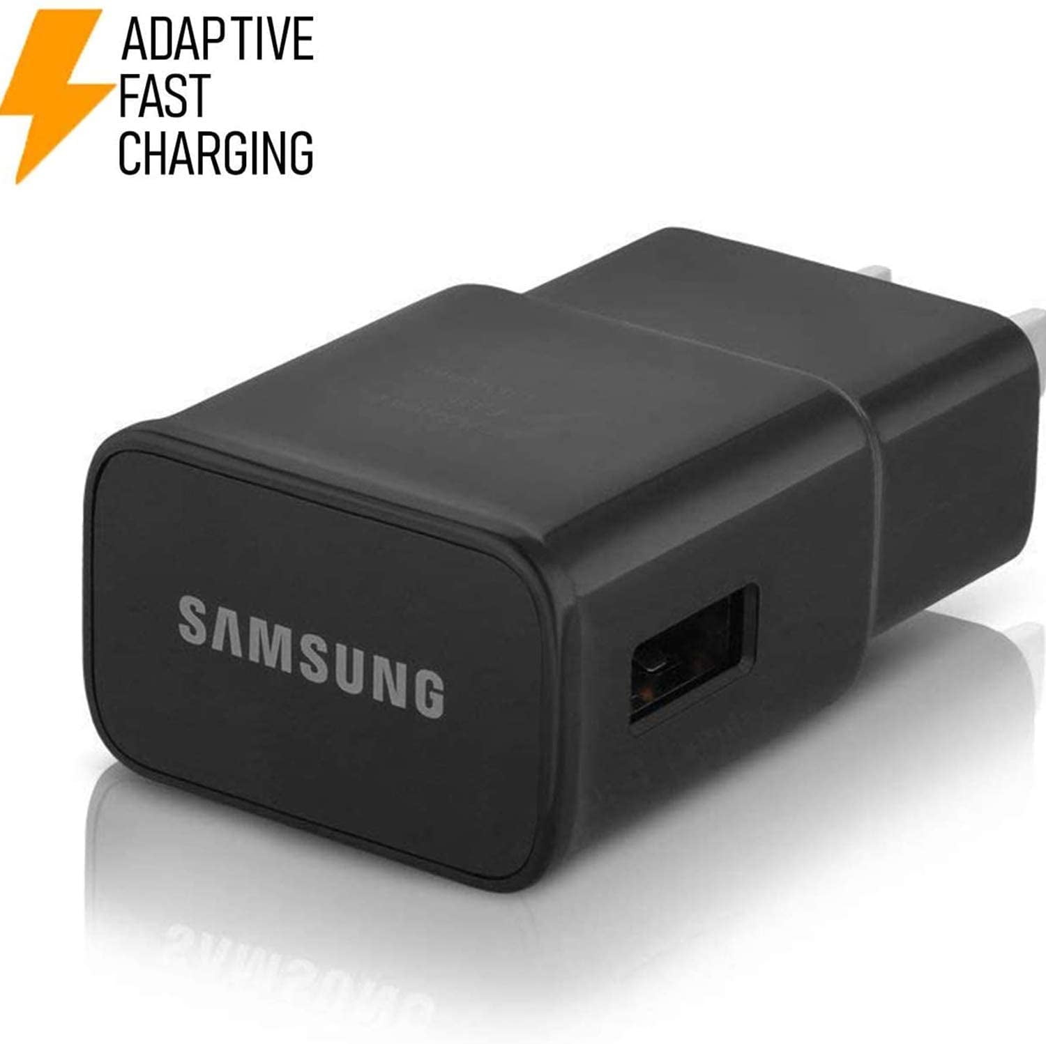 Samsung Adaptive Fast Charging Wall Plug (White) - EP-TA20JWE With Cable For Phones & Tablets