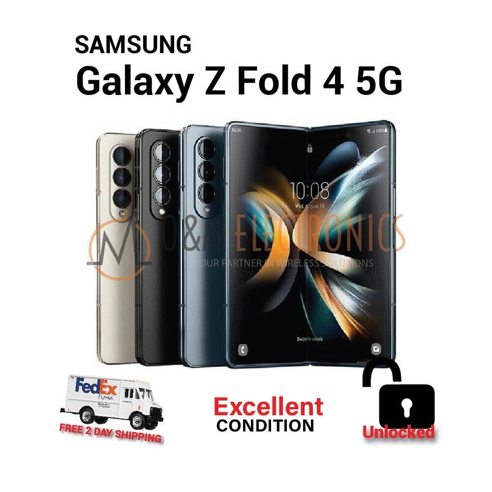 Samsung Galaxy Z Fold4 F936U 512GB Graygreen (US Model) - Factory Unlocked  Cell Phone - Excellent Condition