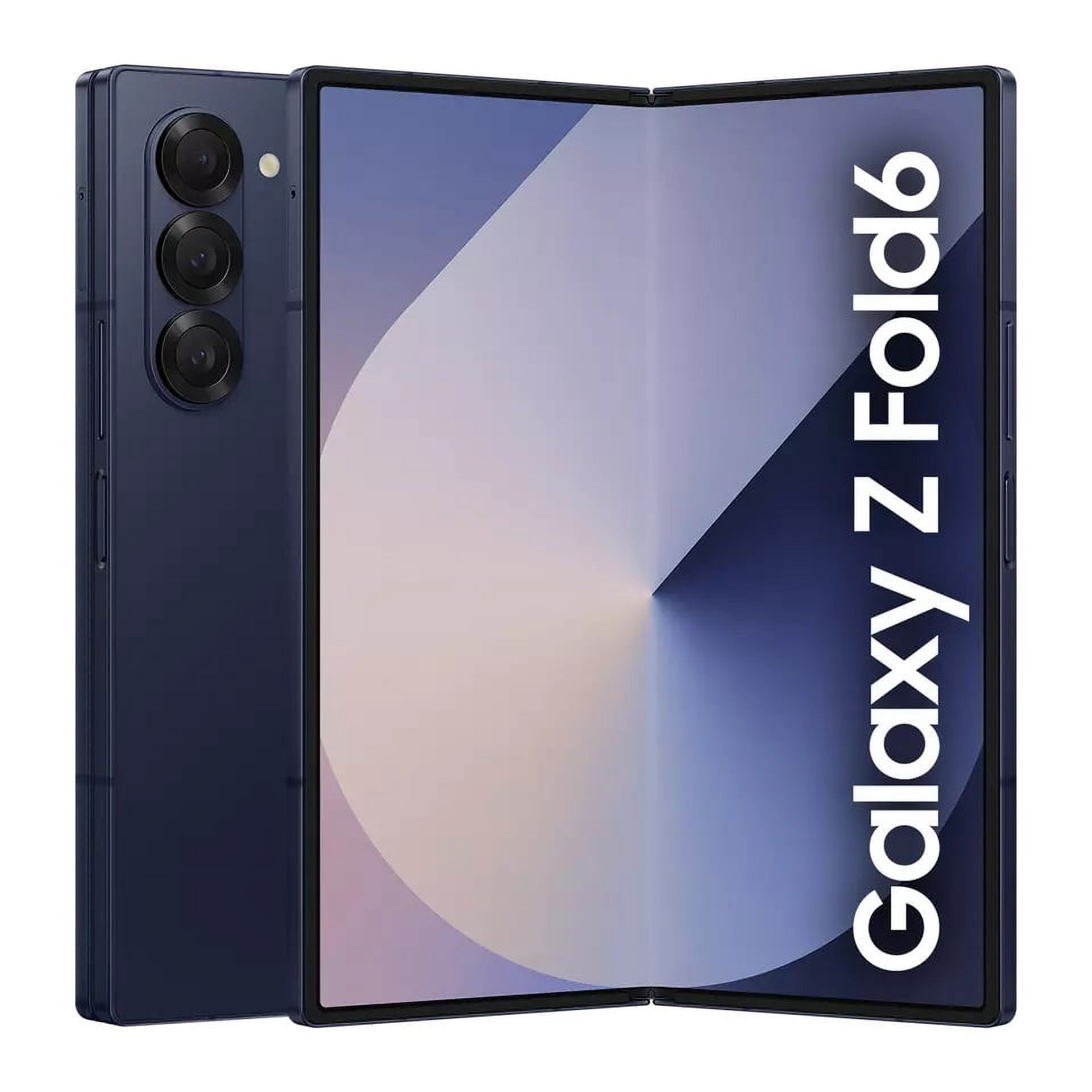 Samsung Galaxy Z Fold6 Cell Phone, 256GB, Global Factory Unlocked Smartphone, Navy