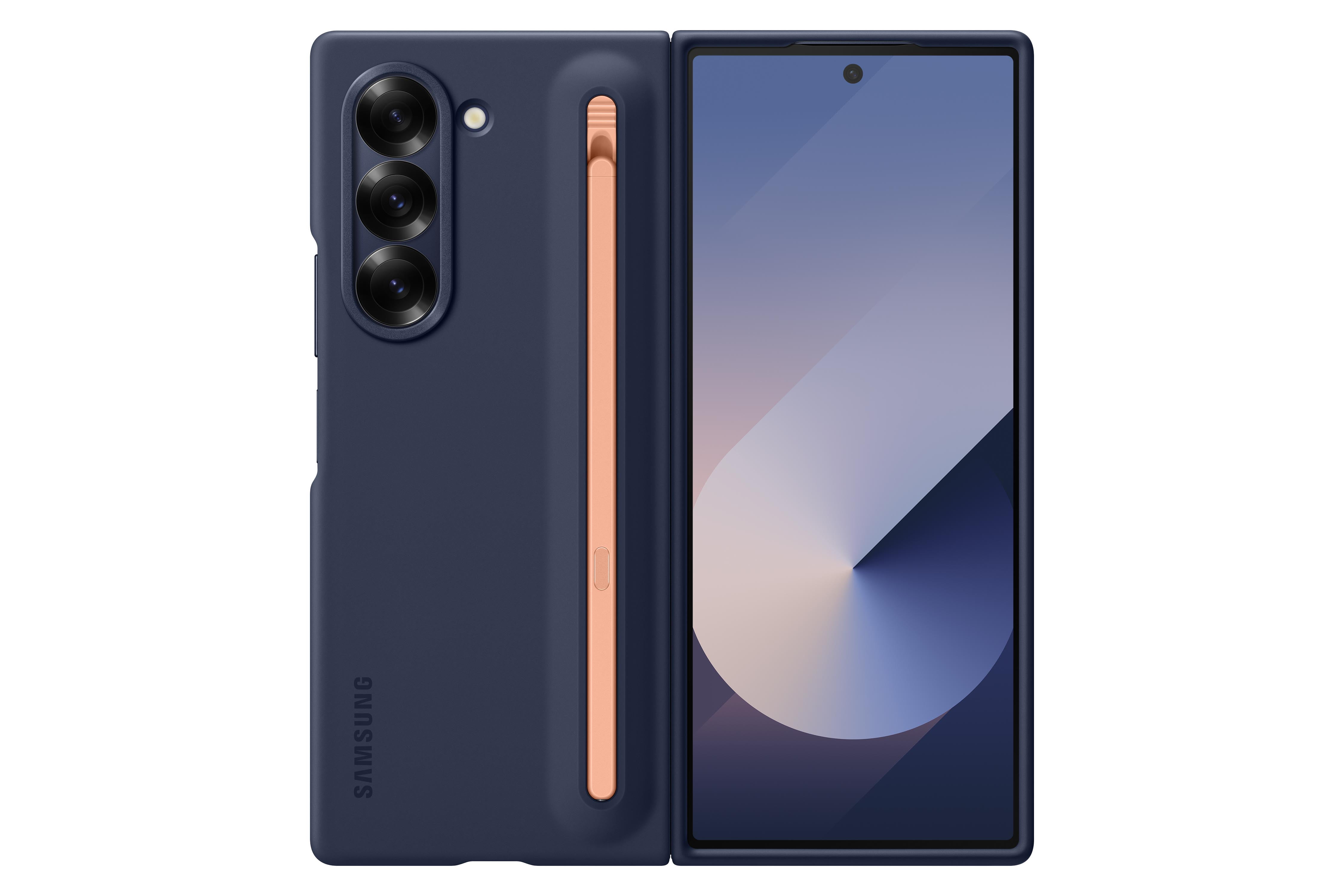 Samsung Galaxy Z Fold6 S Pen Phone Case, Navy