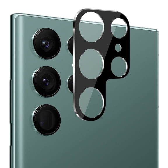 Samsung Galaxy s24 Ultra Camera Lens Colored Edge Tempered(2.5D) - Black