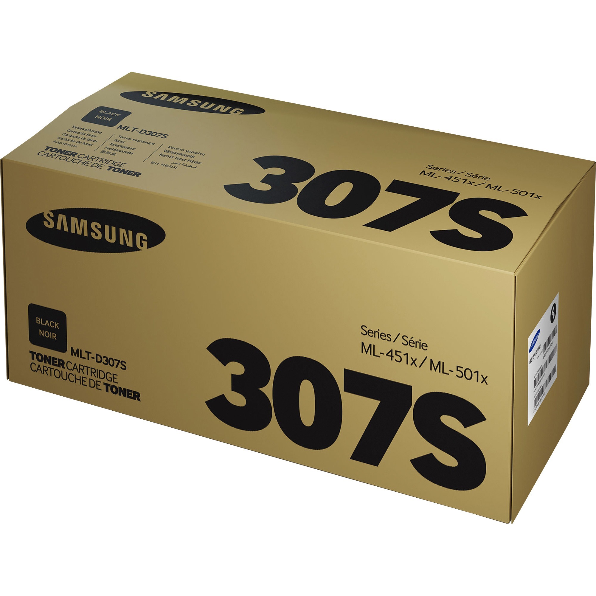 Samsung, HEWSV077A, MLT-D307S (SV077A) Black Toner Cartridge, 1 Each - image 1 of 2