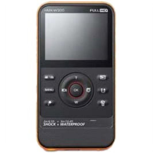 Samsung HMXW300 Digital Camcorder, 2.3" LCD Screen, Full HD, Orange