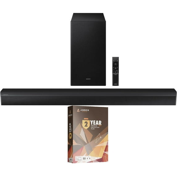 Samsung HW-B550D 3.1Ch Soundbar and Subwoofer with Dolby 5.1ch and 2 Year Amber Protection Plan (2024)