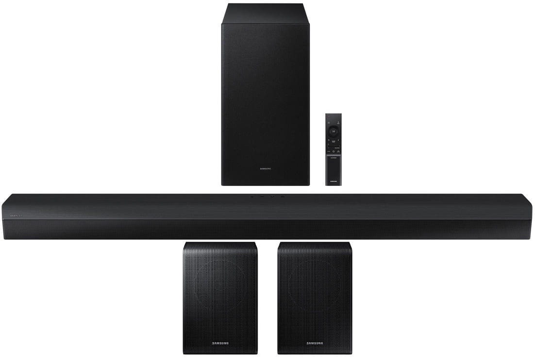Samsung HW-B750D 5.1ch Soundbar with Dolby Virtual:X DTS (2024) Bundle with SWA-9200S Wireless Surround Speakers