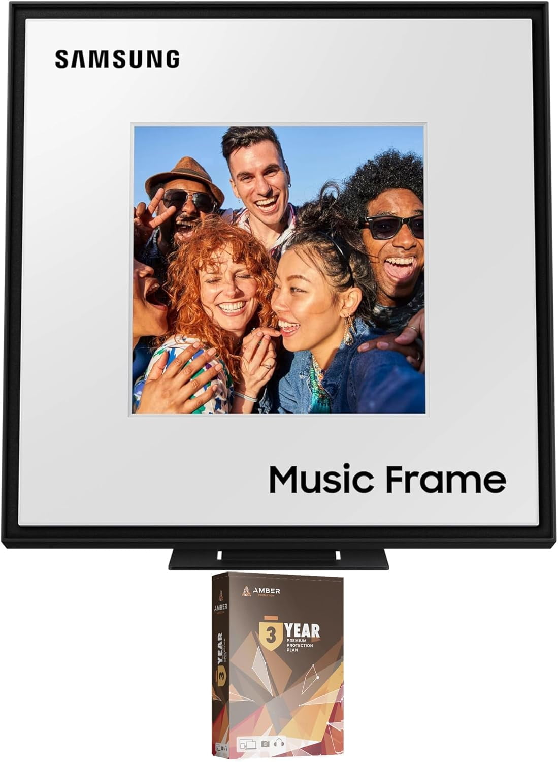 Samsung HW-LS60D 2.0 Channel Photo Frame Speaker with Dolby Atmos and 3 Year Amber Protection Plan (2024)