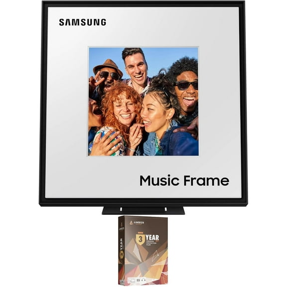 Samsung HW-LS60D 2.0 Channel Photo Frame Speaker with Dolby Atmos and 3 Year Amber Protection Plan (2024)
