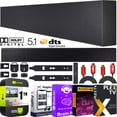thumbnail image 1 of Samsung HW-LST70T 3.0ch The Terrace Soundbar Dolby 5.1ch Built in Subwoofer & Outdoor Weather Resistant Bundle w/ Wall Mount + CPS Protection Pack Pack + 2 Deco Gear HDMI Cables +Streaming Kit, 1 of 15