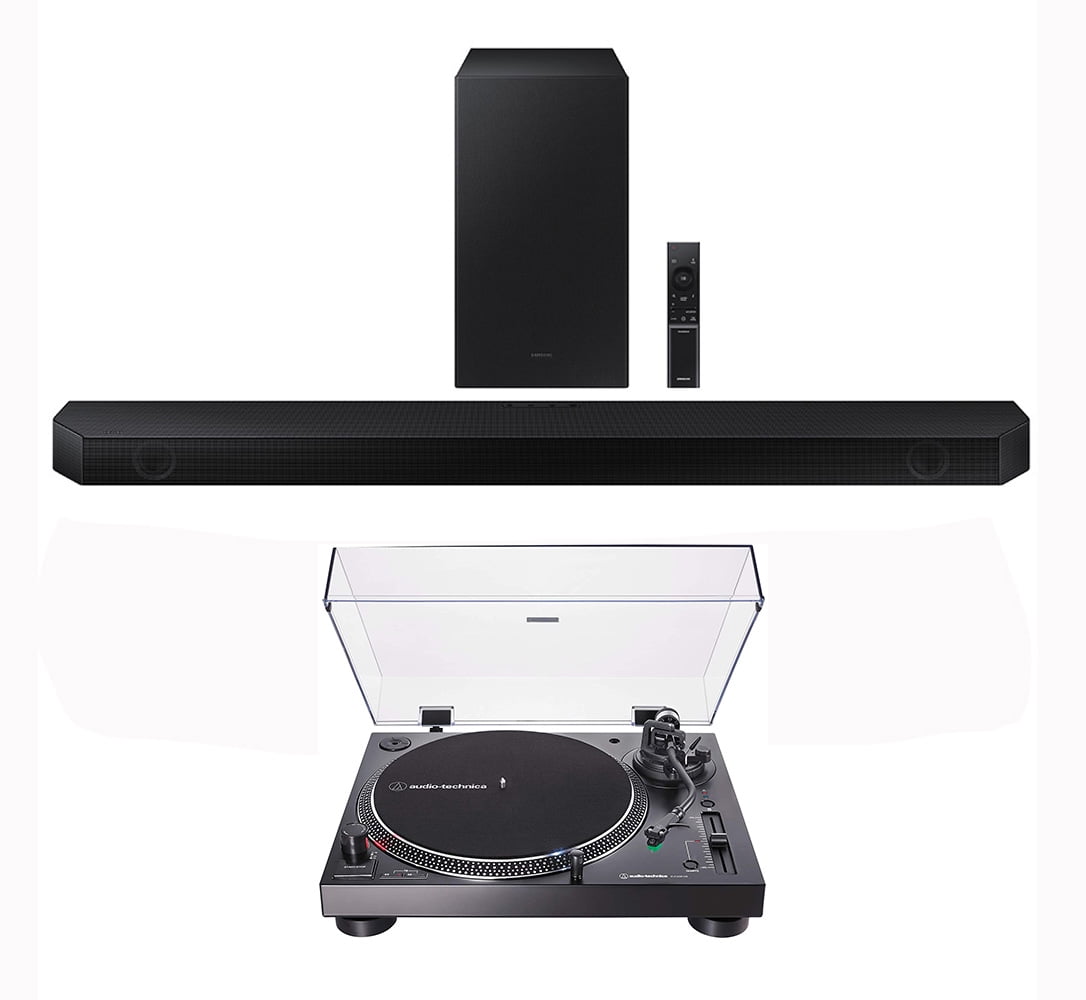 Samsung HWQ600B 3.1.2ch Soundbar and Subwoofer with AudioTechnica AT
