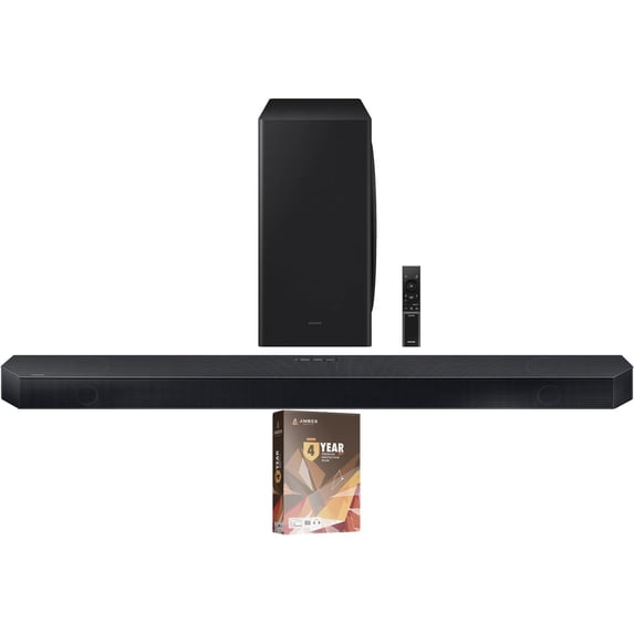 Samsung HW-QS730D 3.1.2ch Soundbar with True Dolby Atmos Sound and 4 Year Amber Protection Plan (2024)