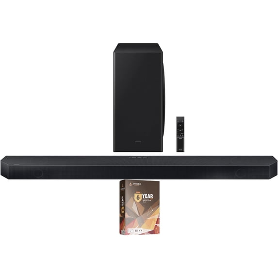 Samsung HW-QS730D 3.1.2ch Soundbar with True Dolby Atmos Sound and 6 Year Amber Protection Plan (2024)