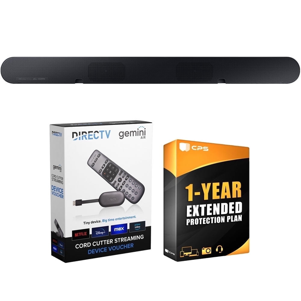Samsung HW-S60D S-series Wireless Soundbar (2024) with Redeemable DIRECTV Gemini Air