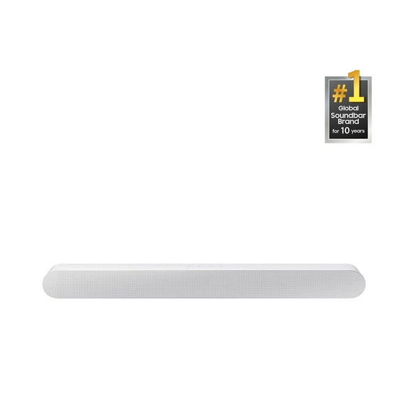 Samsung HW-S61D/ZA Bluetooth 5-Channel 26.3" Sound Bar with Remote, White