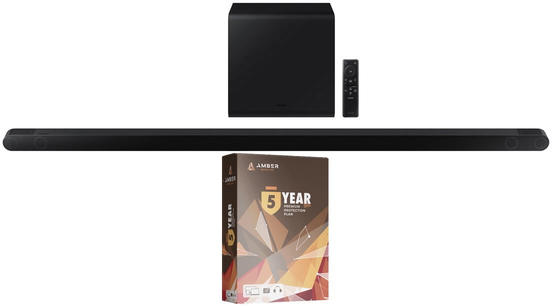 Samsung HW-S800B Ultra Slim 3.1.2Ch Soundbar with Wireless Subwoofer and 5 Year Amber Protection Plan (2022)
