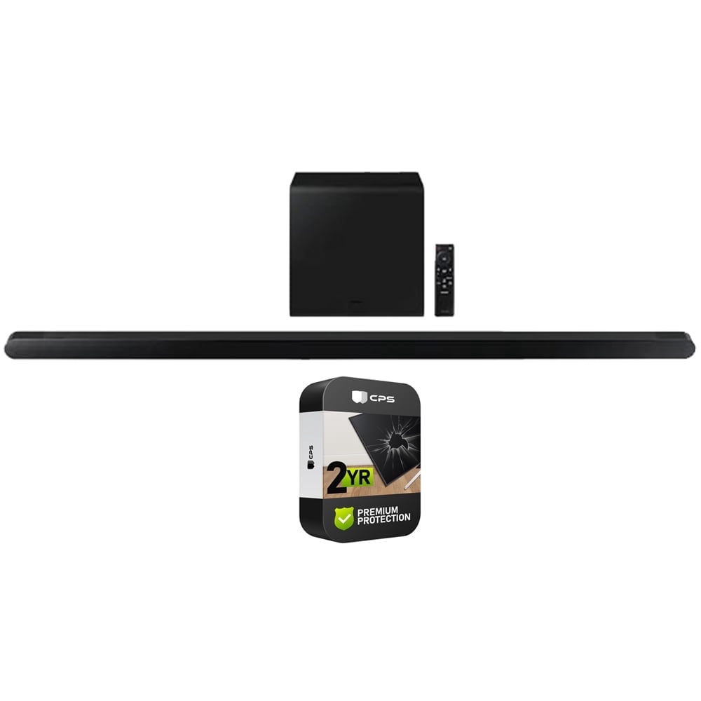 Samsung HW-S800B/ZA 3.2.1ch Soundbar with Wireless Dolby Atmos DTS:X Black 2022 Bundle with Premium 2 YR CPS Enhanced Protection Pack