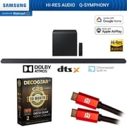 Samsung HW-S800D Ultra-slim 3.1.2ch Wireless Dolby ATMOS Soundbar w/Q-Symphony 2024 Bundle with Deco Gear 4K HDMI 2.0 Cable x2 & CPS Exclusive 26 Month Protection Pack Bundle BEACH-CPS-261000