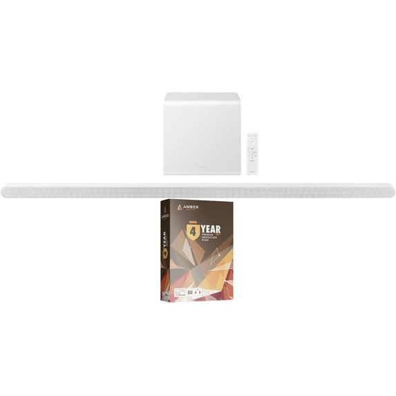 Samsung HW-S801D 3.1.2Ch Soundbar and Subwoofer with Wireless Dolby Atmos and 4 Year Amber Protection Plan (2024)